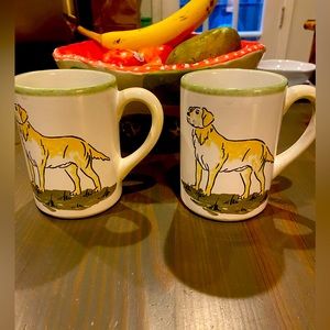 Pair of Dog  Coffee mugs